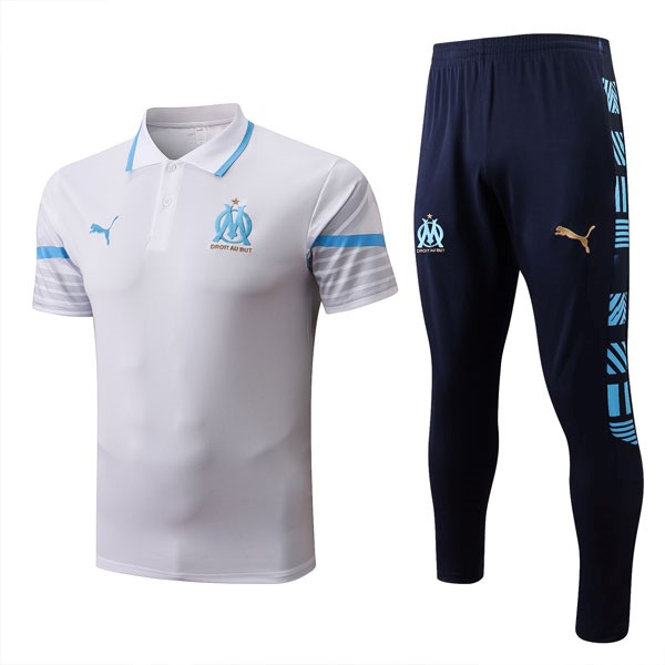 Polo Marsella Conjunto Completo 2022 2023 Blanco